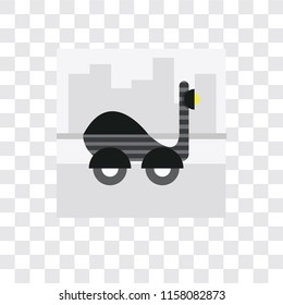 Scooter vector icon isolated on transparent background, Scooter logo concept