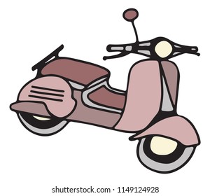 scooter vector illustration