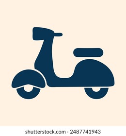 Scooter vector illustration icon for logo t shirt