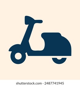 Scooter vector illustration icon for logo t shirt