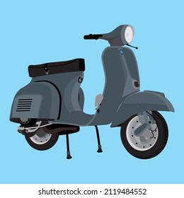 scooter vector ilustration for enjoy reading