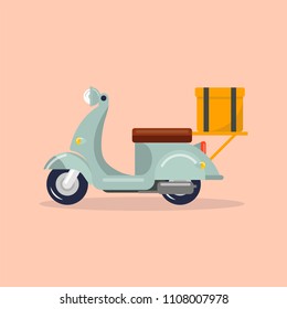 Scooter vintage style. Vector illustration