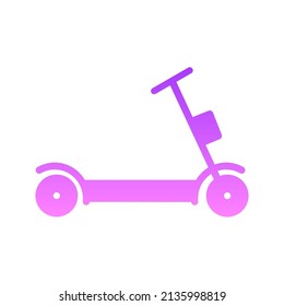Diseño de iconos de gradiente de glifo escocés
