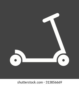 Scootie, toy, cartoon icon vector image.Can also be used for toy and games. Suitable for mobile apps, web apps and print media.