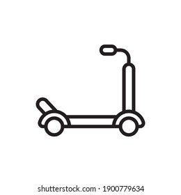 scooty icon in vector. Logotype
