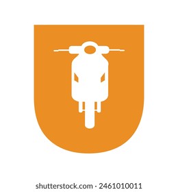 Scooty Logo combine with letter U vector template