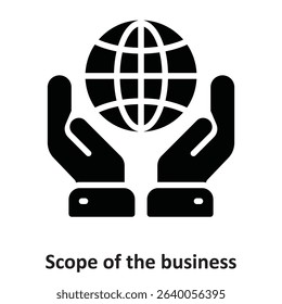 Scope of the business Vector Icon which can easily modify or edit
