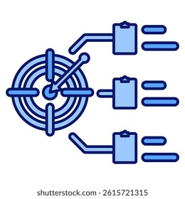 Scope icon represented by Scope symbol Blue style.