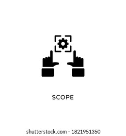 Scope icon in vector. Logotype
