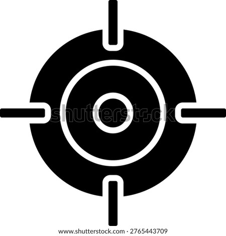 Scope Line Icon Vector Design