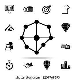 scope sign icon. Software development icons universal set for web and mobile