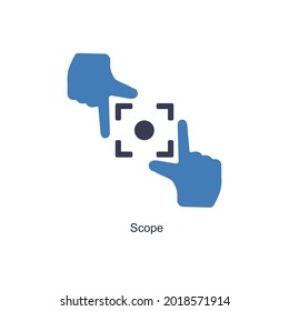 Scope Or Target Icon Concept