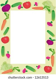 scope with vegetables
