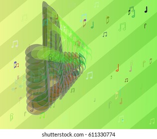 score art background