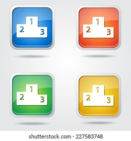 Score Board Colorful Vector Icon Design