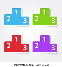 Score Board Colorful Vector Icon Design