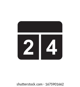 SCORE BOARD ICON, PANEL FLAT ICON VECTOR