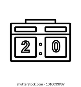 score board icon vector