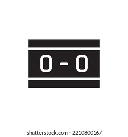 Score Board Icon Vector Illustration Flat Design