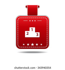 Score Board Red Vector Icon Design