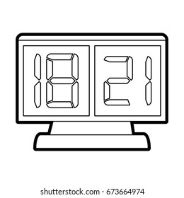 score board vector illustration