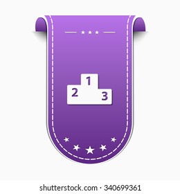 Score Board Violet Vector Icon Design