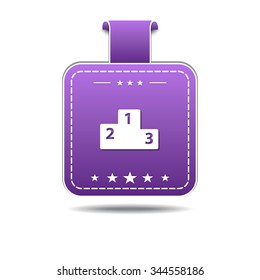 Score Board Violet Vector Icon Design