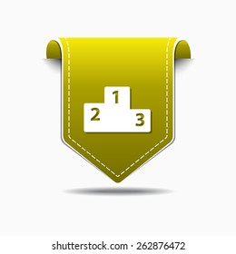 Score Board Yellow Vector Icon Design