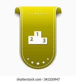 Score Board Yellow Vector Icon Design