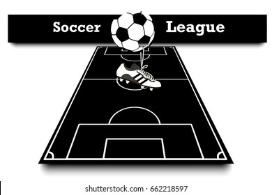 Score of the football match. Soccer match statistics. Result of the match. Infographic. Vector illustration