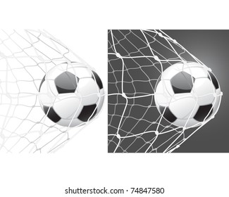 Score a goal, soccer ball