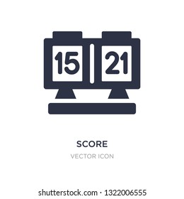 score icon on white background. Simple element illustration from American football concept. score sign icon symbol design.