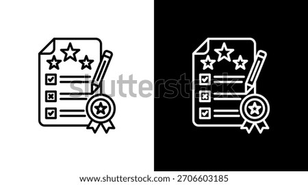 Score With Icon Set Design
