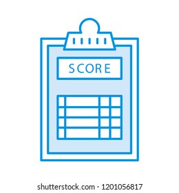 score   sheet  clipboard 
