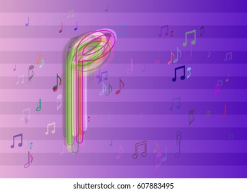score vector background