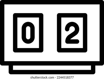 score  Vector illustration on a transparent background. Premium quality symmbols. Thin line vector icons for concept and graphic design. 
