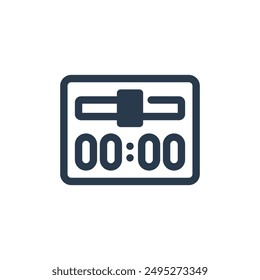 Scoreboard of Basketball Vector Icon