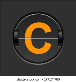Scoreboard. Changing the color of the letters with two clicks.