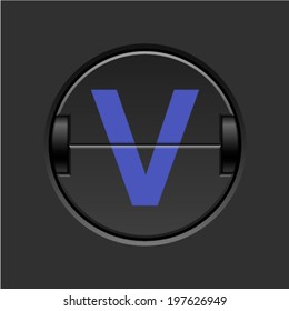 Scoreboard. Changing the color of the letters with two clicks.