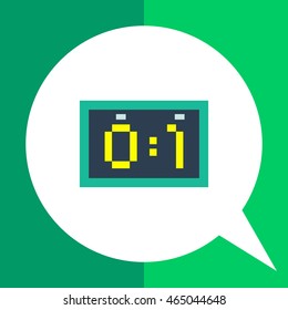 Scoreboard flat icon