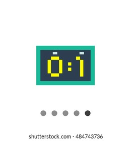 Scoreboard flat icon