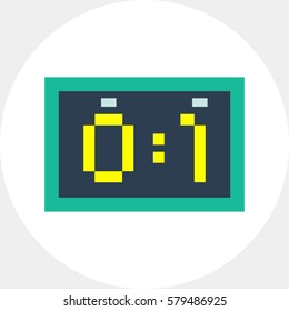 Scoreboard flat icon