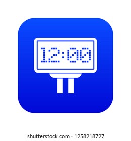 Scoreboard icon digital blue for any design isolated on white vector illustration