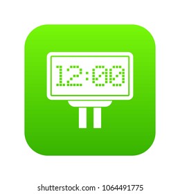 Scoreboard icon digital green for any design isolated on white vector illustration