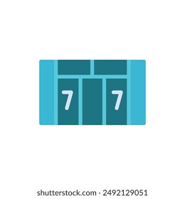 Scoreboard icon flat style element