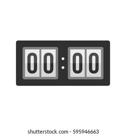 Scoreboard icon in flat style isolated on white background vector illustration
