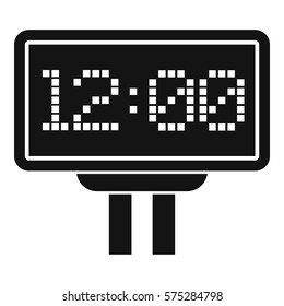 Scoreboard icon. Simple illustration of scoreboard vector icon for web