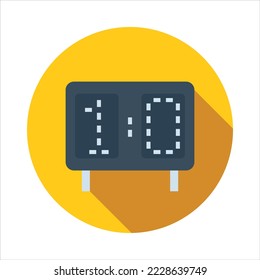 Scoreboard icon vector graphic illustration