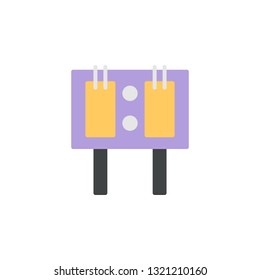 Scoreboard Icon Vector Illustration in Flat Style for Any Purpose