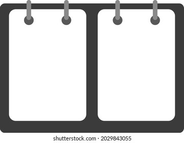 A scoreboard isolated vector illustration.